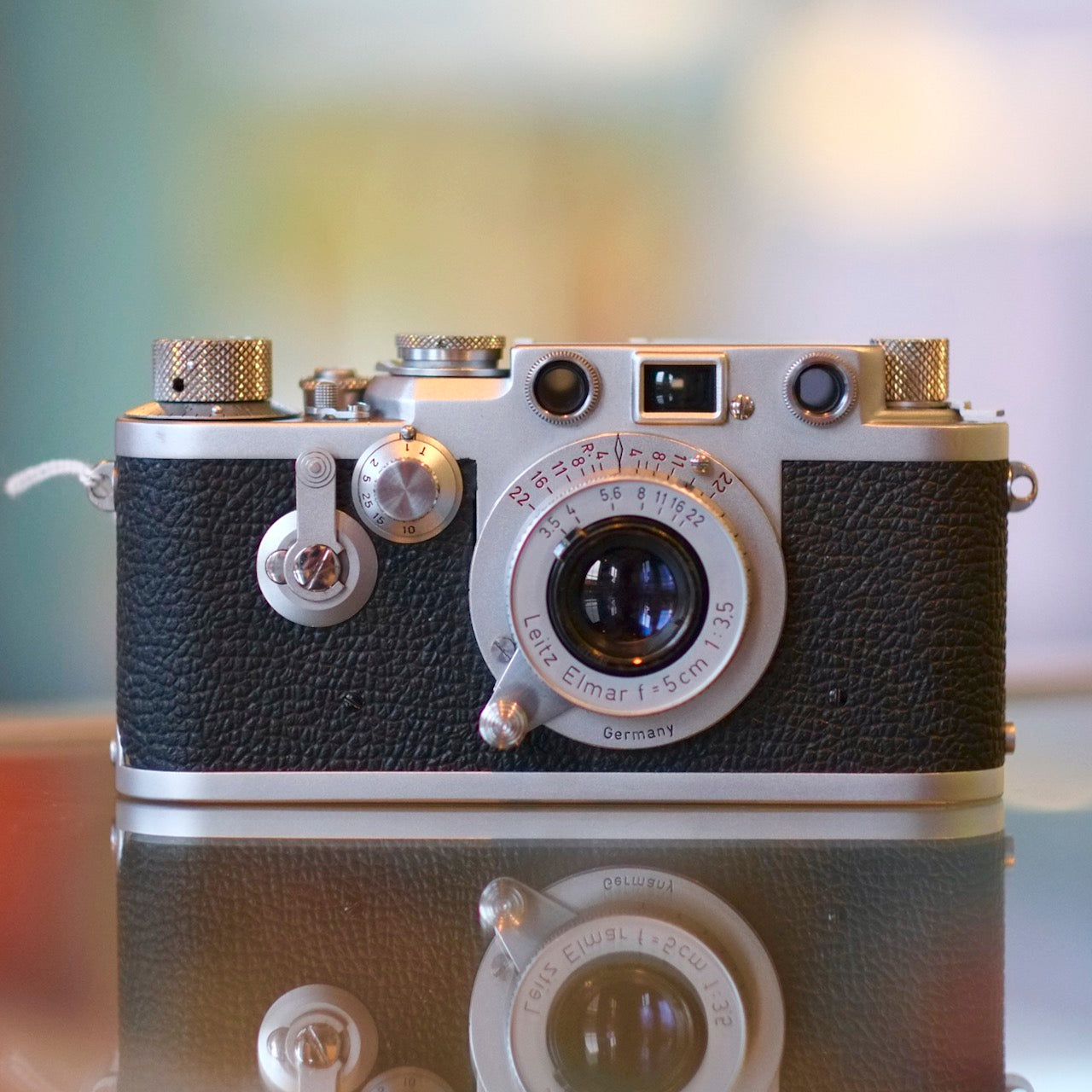 Leica IIIf (red dial) with 5cm f3.5 Elmar – Camera Traders