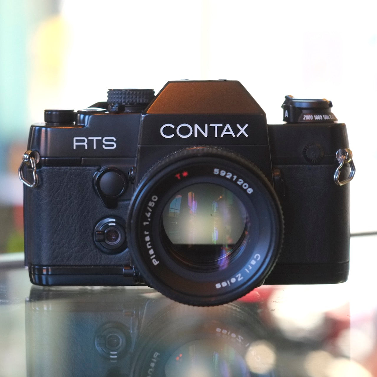 Contax RTS II Quartz with Carl Zeiss Planar T* 50mm f1.4 – Camera Traders