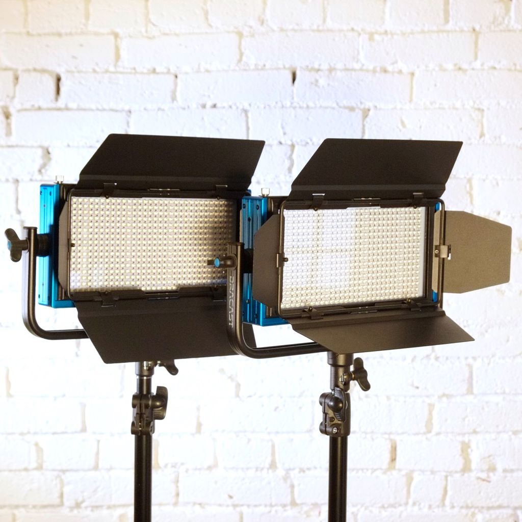 Dracast 2x LED Panel Kit Rental Camera Traders