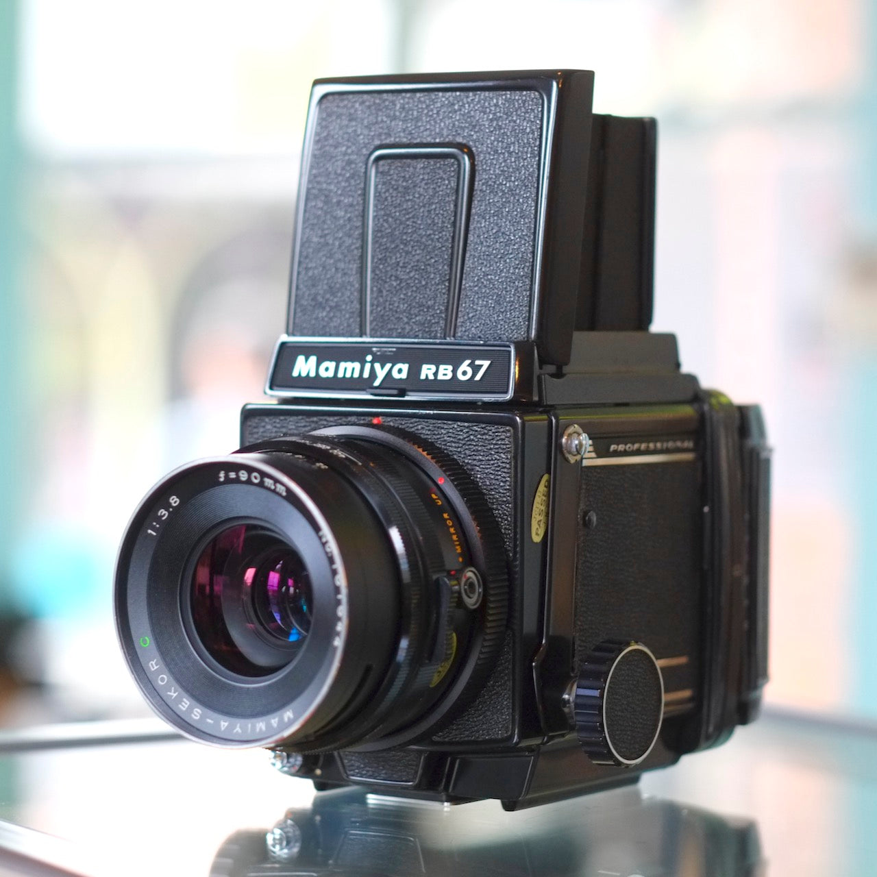 Mamiya RB67 Professional with Mamiya-Sekor C 90mm f3.8 lens