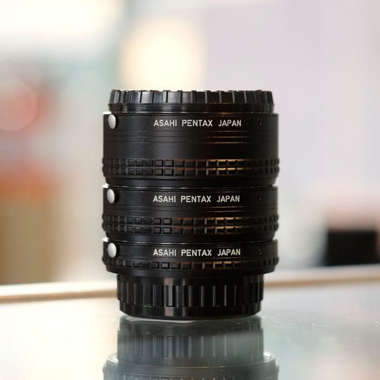 Asahi Pentax K extension tube set