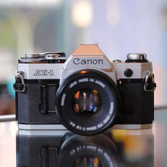 Canon AE-1 with 50mm f1.8 S.C.