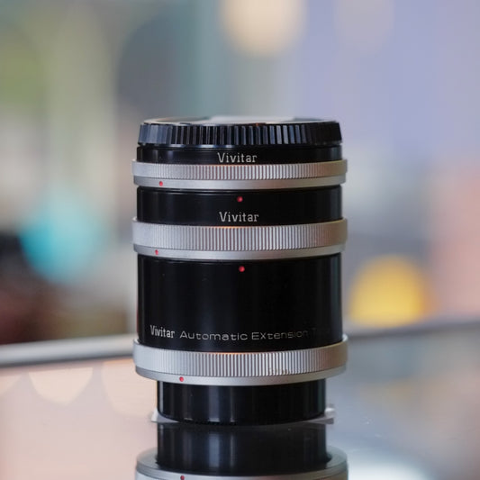 Vivitar extension tube set for Canon FD